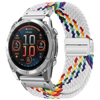 MagWeave – Magnetic Buckle Stretch Nylon Band for Garmin QuickFit 20/22/26mm