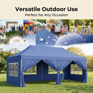 ShadeHaven – Heavy-Duty Pop-Up Canopy Tent with Removable Sidewalls