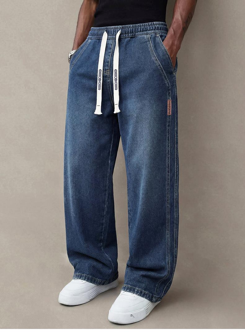 CargoEase – Men’s Cargo Jeans with Elastic Waist
