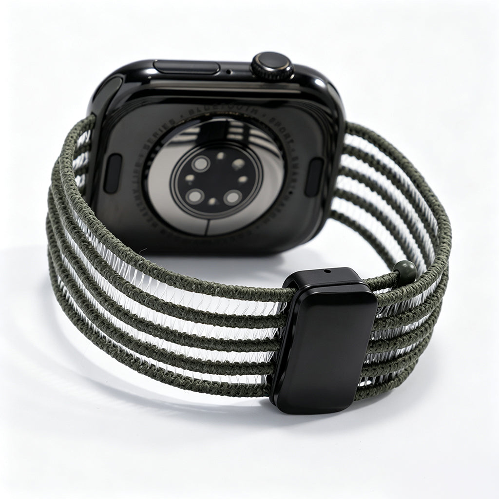 AiryWeave – Breathable Fishnet Silk Band for Apple Watch