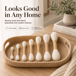 FeltSwab – Double-Ended Wool Cat Toy