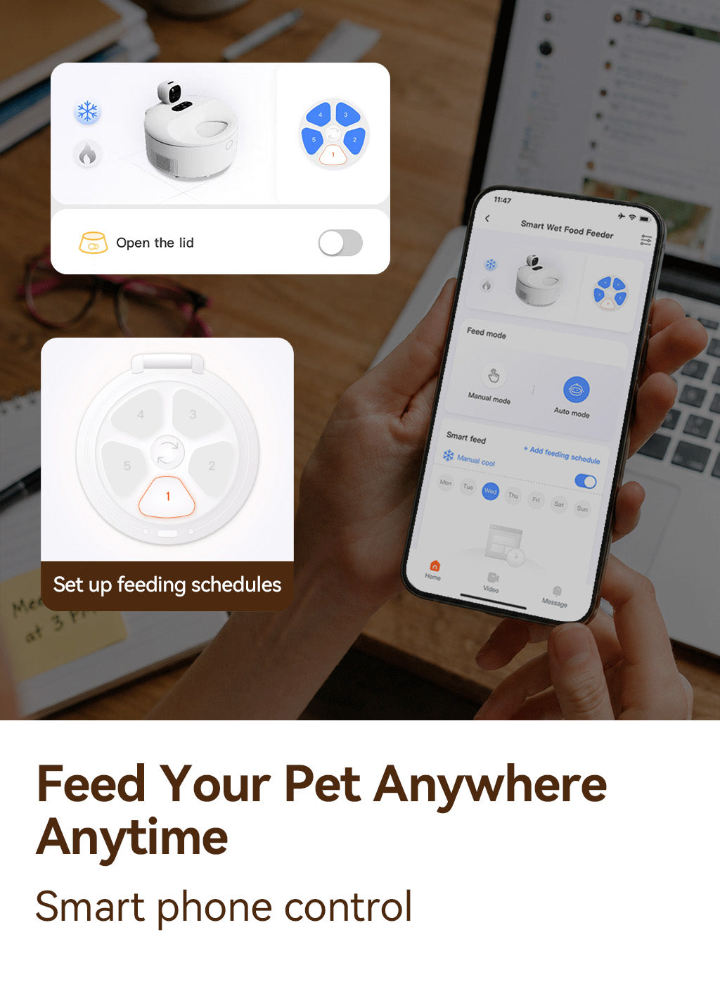 MealChill – Smart Wet Food Feeder with Camera