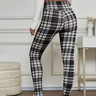 PlaidHug – 🔥🔥 High-Elasticity Slim Fit Warm Plaid Leggings for Women