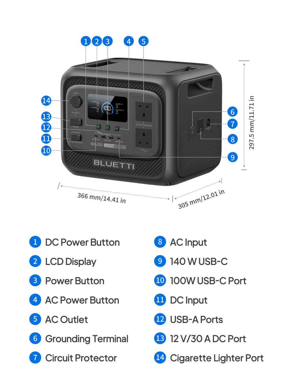 CampCore Elite 300 – 3,014.4 Wh Portable Power Station with 2,400 W Output