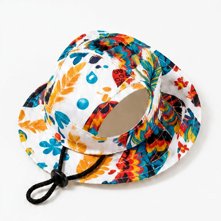 PawShade – Adjustable Wide-Brim Sun Bucket Hat for Dogs & Cats