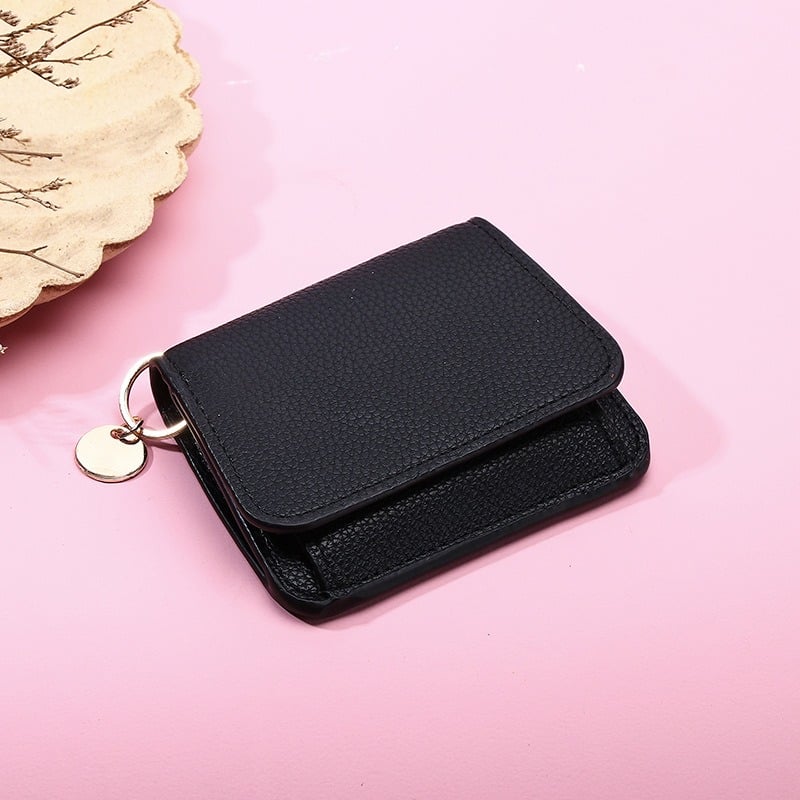 LumaFold – RFID Leather Short Wallet with Coin Pocket