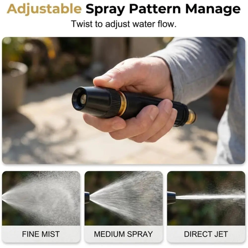 🔫JetEase – High-Pressure Car Wash Water Gun with Booster Nozzle