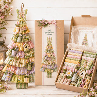 PatchworkWelcome – Beginner-Friendly Oversized DIY Tree Door Hanging Kit
