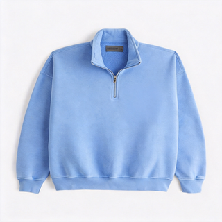 VarsityStitch – Retro Wool Felt Letter Quarter-Zip Sweatshirt