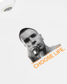 ChooseLife – Trainspotting Heavyweight Boxy Cotton T-Shirt, White