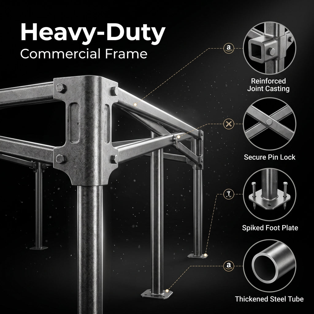 ShadeHaven – Heavy-Duty Pop-Up Canopy Tent with Removable Sidewalls
