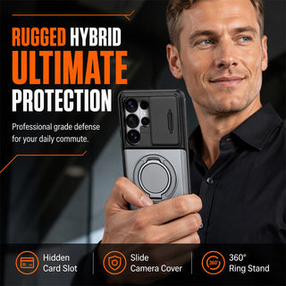 WalletGuard – 2-in-1 Shockproof Phone Case with Hidden Card Holder