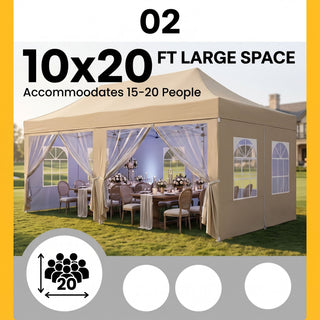 ShadeHaven – Heavy-Duty Pop-Up Canopy Tent with Removable Sidewalls