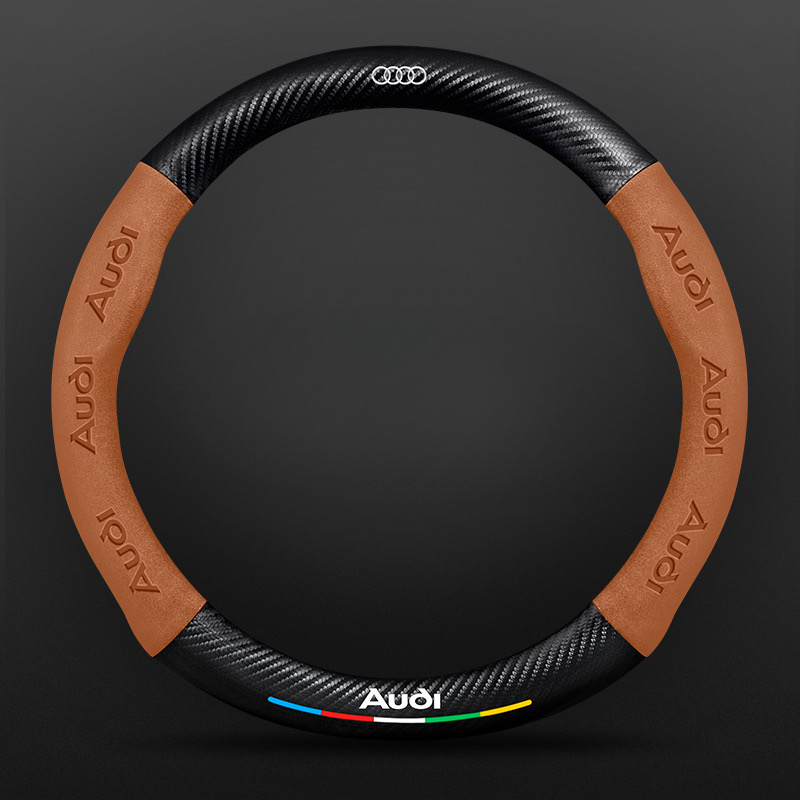 SuedeGrip – Carbon Fiber Suede Steering Wheel Cover, Anti-Slip & Wear-Resistant
