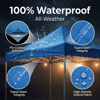 ShadeHaven – Heavy-Duty Pop-Up Canopy Tent with Removable Sidewalls