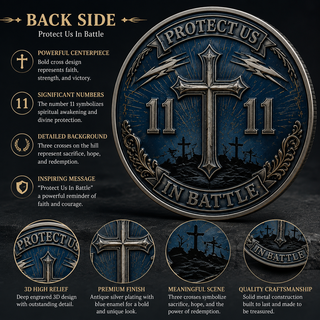 FaithGuard – Saint Michael Archangel Challenge Coin
