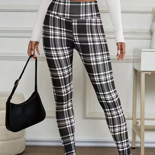PlaidHug – 🔥🔥 High-Elasticity Slim Fit Warm Plaid Leggings for Women