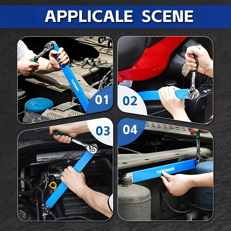 ReachRight – 🔧 Offset Extension Wrench for Tight Spaces