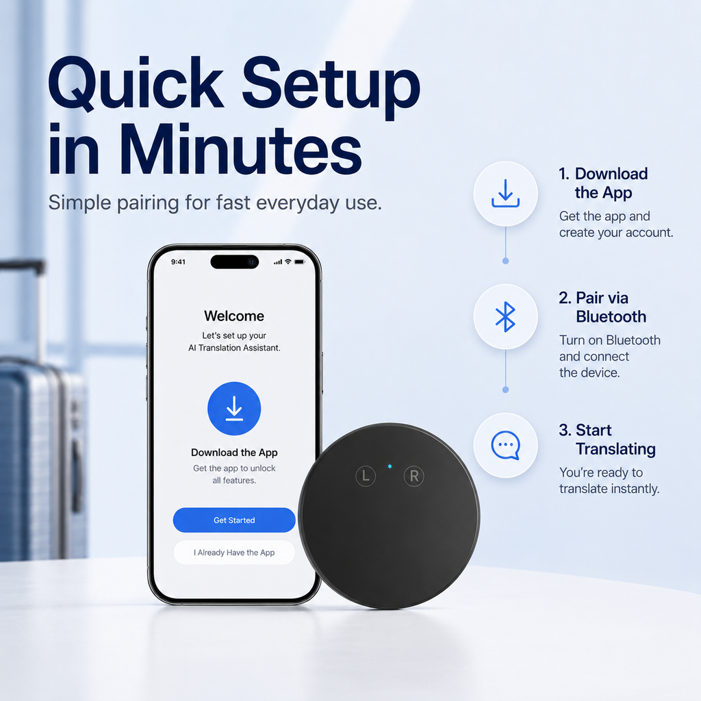 LinguaPod – 🔥🔥 AI Language Translator Device for Real-Time Two-Way Voice Translation