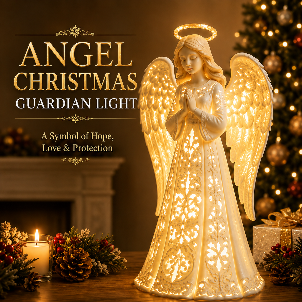 ✨ HaloGlow – Angel Christmas Guardian Light, A Symbol of Hope, Love & Protection