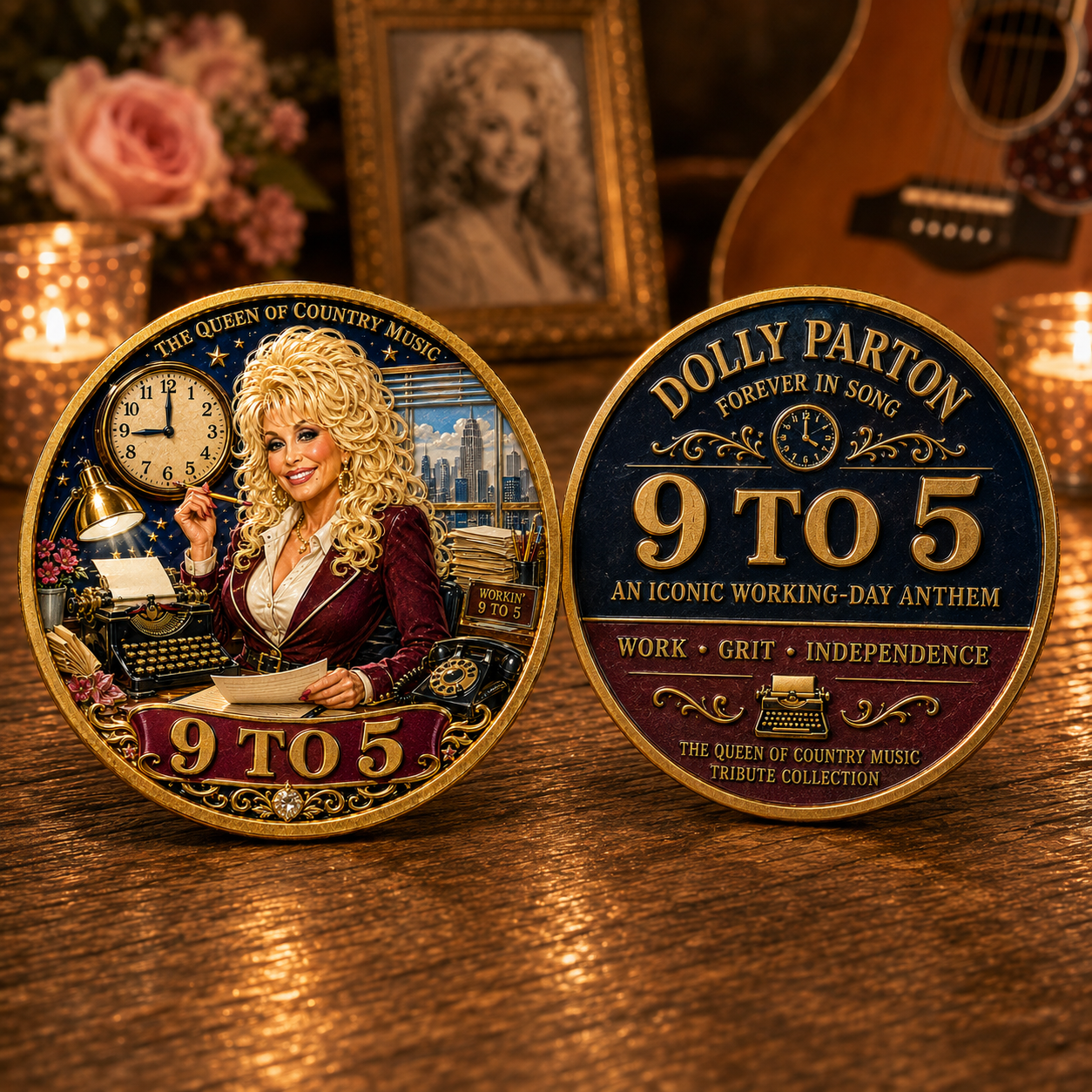🦋 ForeverInSong – 🎸 Dolly Parton 9-Piece Tribute Coin Collector’s Set