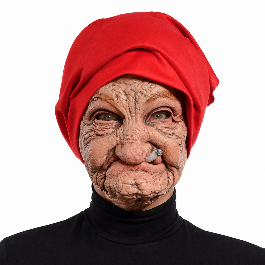 OldSoulMask – Lifelike Full-Head Elderly Character Mask