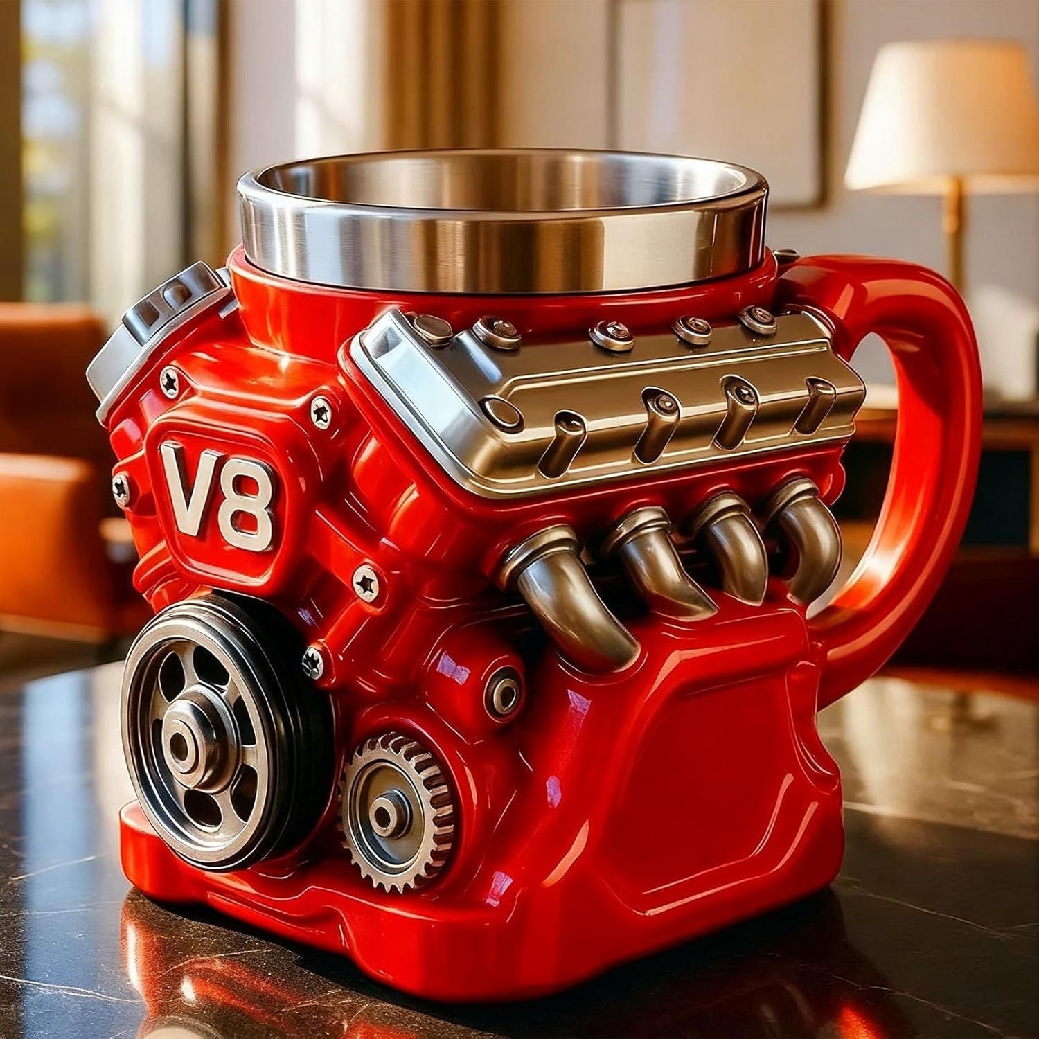 TorqueMug – Engine-Inspired Coffee Mug for Car Enthusiasts