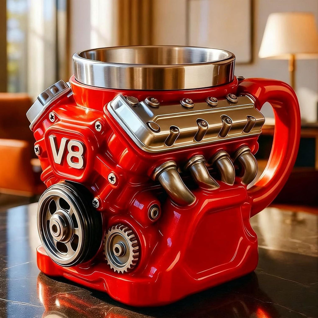 TorqueMug – Engine-Inspired Coffee Mug for Car Enthusiasts