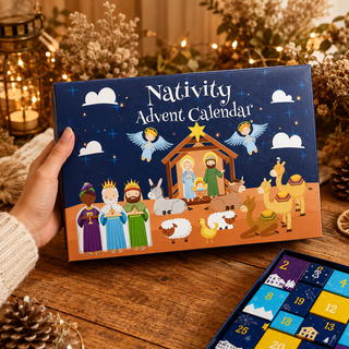 NativityNest – 25-Piece Nativity Advent Calendar for Kids
