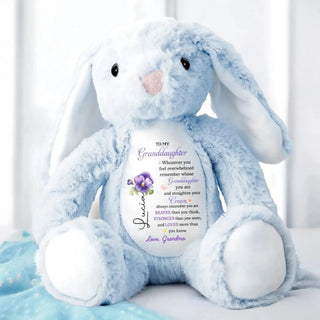 BraverBunny – Personalized Granddaughter Keepsake Plush