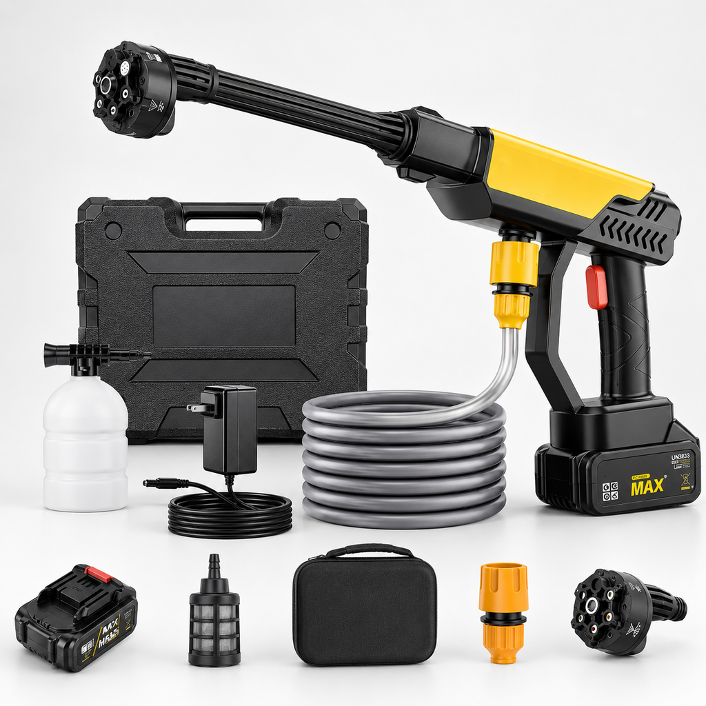 HydroDash – Cordless Pressure Washer Kit with 6-in-1 Nozzle