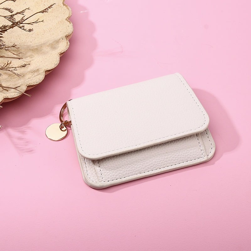 LumaFold – RFID Leather Short Wallet with Coin Pocket