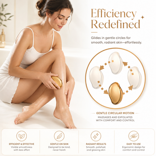 ✨ GlideSilk – Crystal Hair Eraser for Reusable Hair Removal & Exfoliation