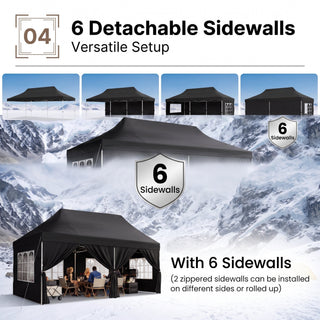 ShadeHaven – Heavy-Duty Pop-Up Canopy Tent with Removable Sidewalls