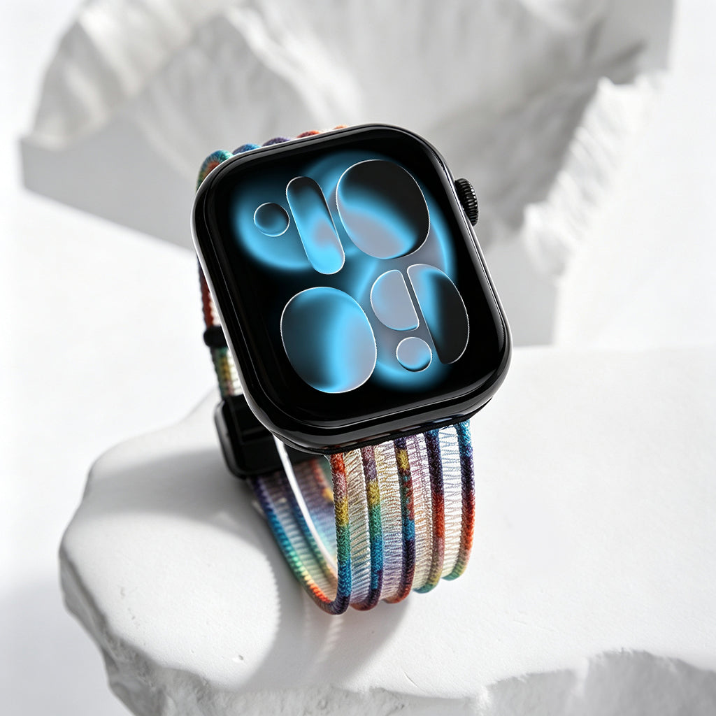 AiryWeave – Breathable Fishnet Silk Band for Apple Watch