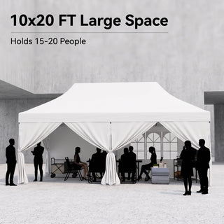 ShadeHaven – Heavy-Duty Pop-Up Canopy Tent with Removable Sidewalls