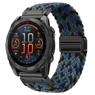 MagWeave – Magnetic Buckle Stretch Nylon Band for Garmin QuickFit 20/22/26mm