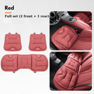 CushySeat – Skin-Friendly, Dirt-Repellent PU Leather Car Seat Cushions