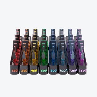 FineStroke – Cordless Reciprocating Detail Sander Kit with 64 Color-Coded Heads