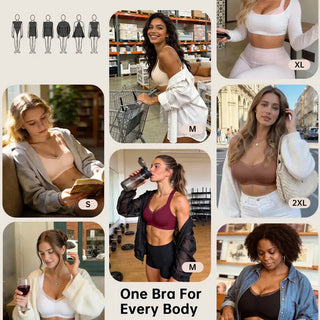 JellyEase – Women's Wirefree Full-Coverage Jelly Support Bra