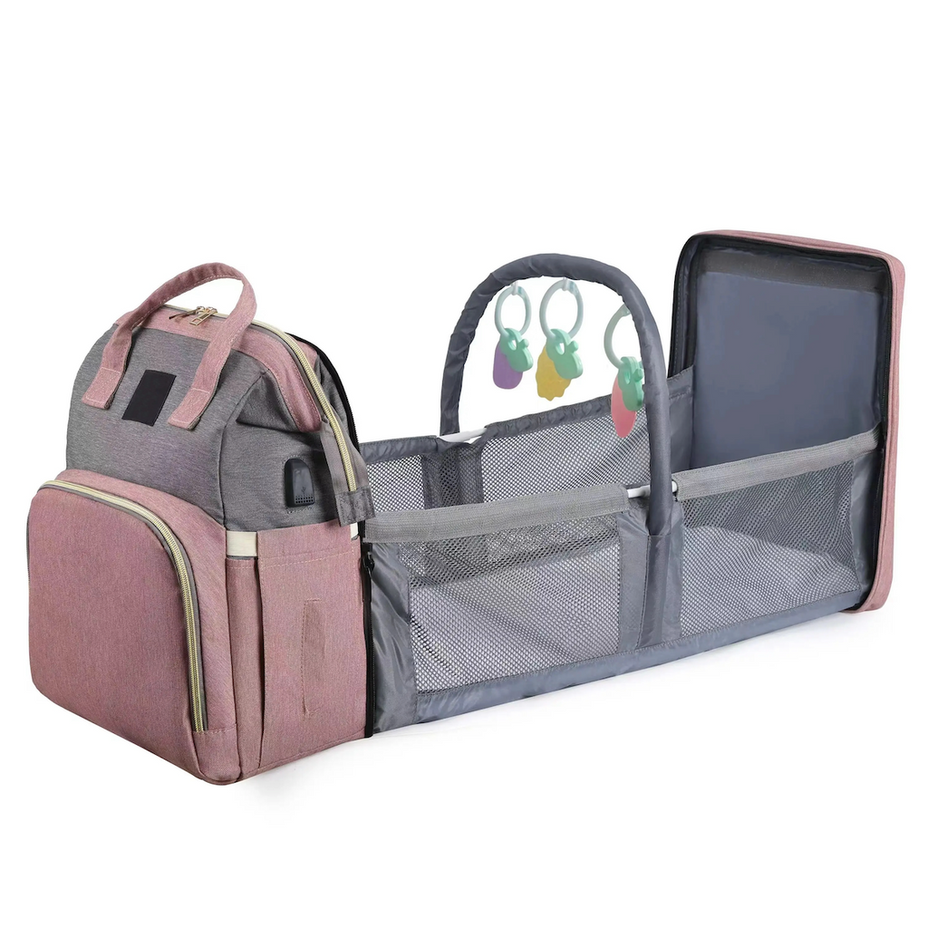 RoamNest – Diaper Backpack with Fold-Out Changing Station