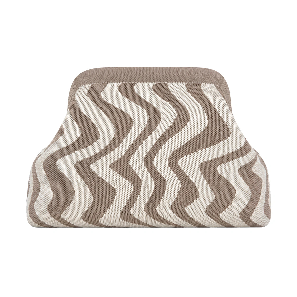 SnapKnit – Snap-Shut Knitted Makeup Bag with Wide Opening