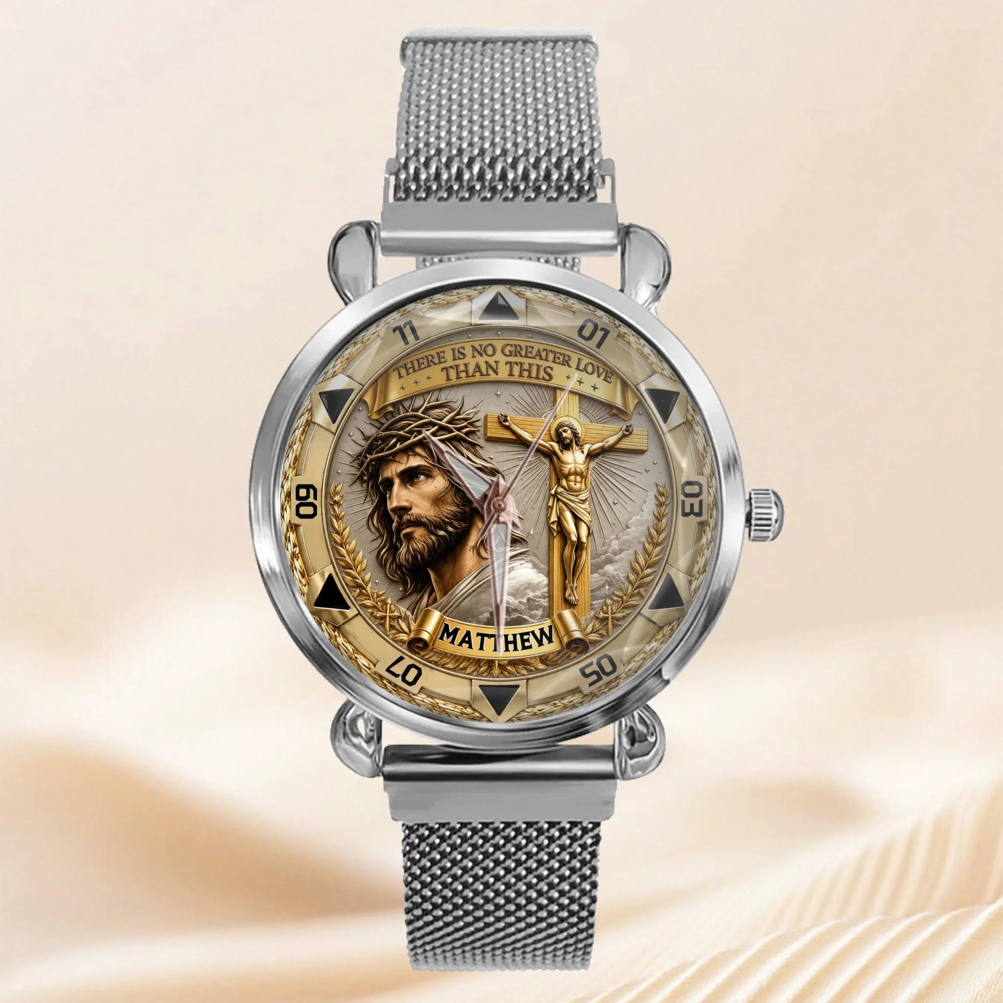 FaithMark – Personalized Crucifix Watch