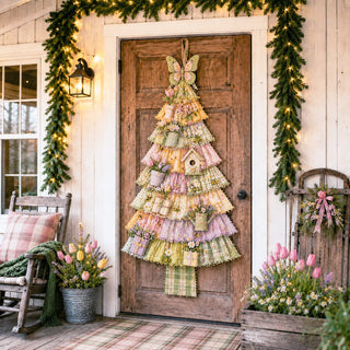 PatchworkWelcome – Beginner-Friendly Oversized DIY Tree Door Hanging Kit