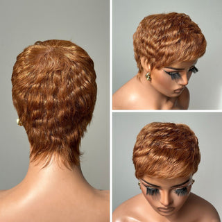 PixieLuxe – Full Lace Pixie Cut Wig in 100% Human Hair