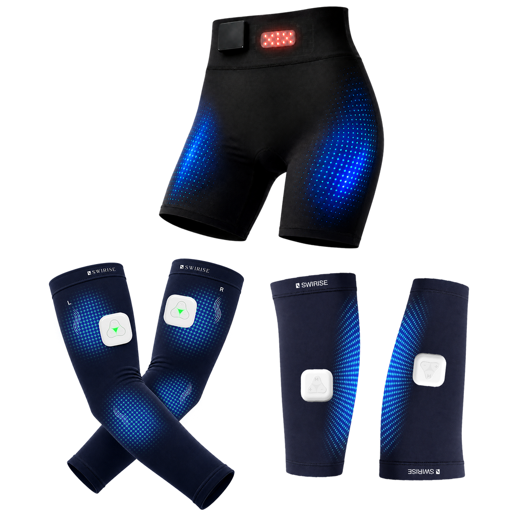SculptZone – Wireless 4-Zone EMS & Red Light Toning Shorts