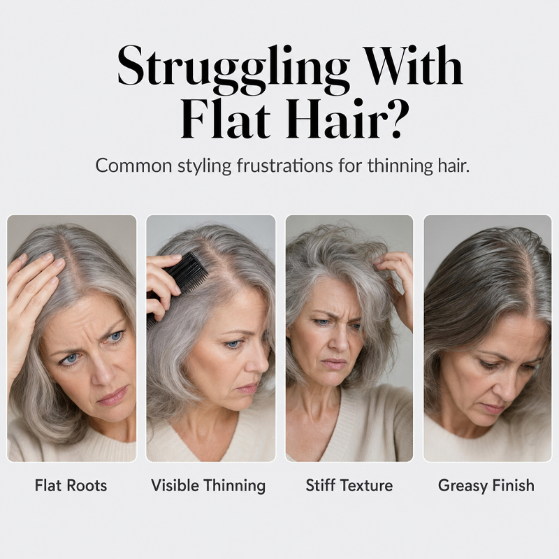 FluffLift – 90ml Volumizing Hair Shaping Spray with Long-Lasting Hold and Peach Fragrance