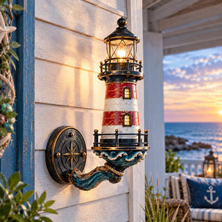 🌊🌊BeaconGlow – Vintage Coastal Lighthouse Wall Light