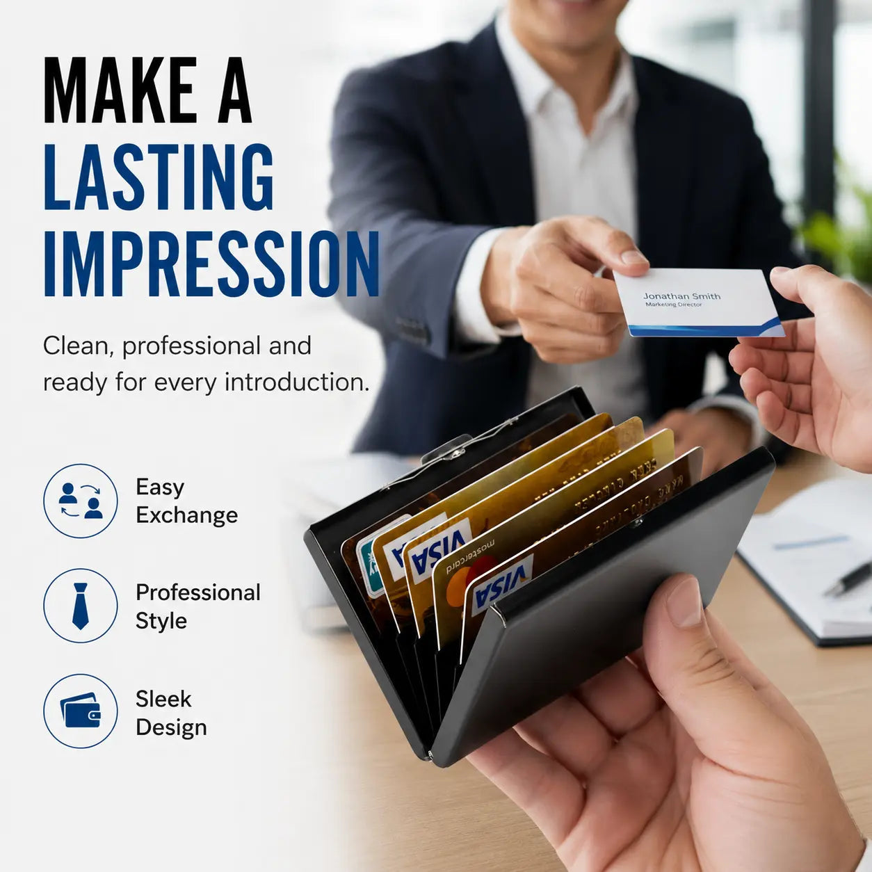 🔒 CardVault – Ultra-Slim RFID Blocking Card Holder