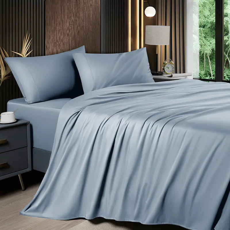 ❄️BambooBreeze – Silky Soft Cooling Sheets with 16-Inch Deep Pockets